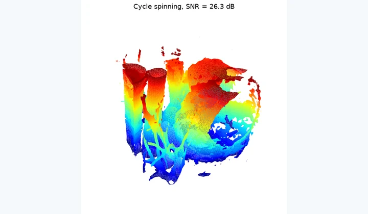 Computed results from Volumetric Wavelet Processing